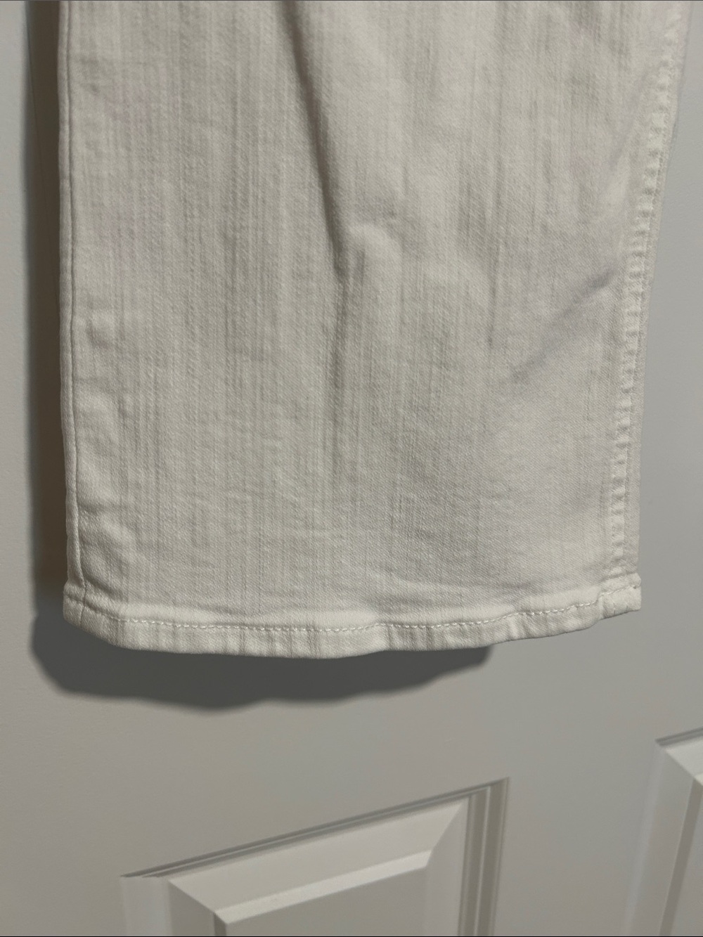 J Crew  White High-Rise Flare Crop Jeans Women's 30 Petite - Picture 6 of 7